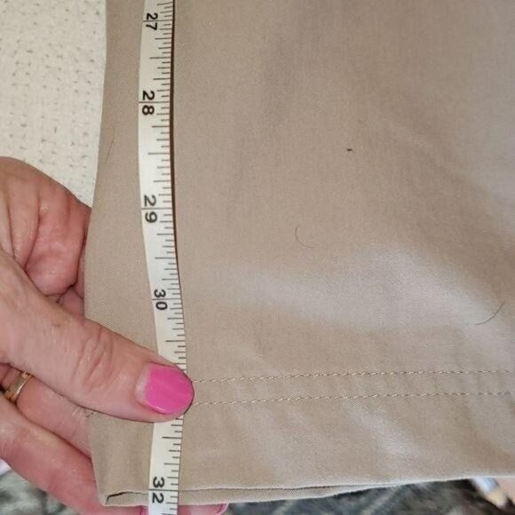 Royal Robbins Vintage‎ High Waisted Beige Flared Sz. 6 Pants with Pockets - Picture 7 of 9